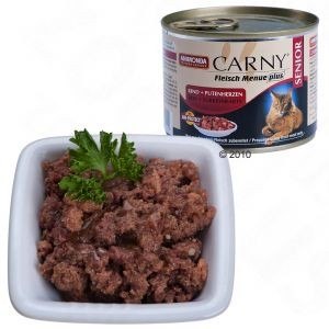 Animonda Carny Senior Wołowina + Serca Indyka puszka 200g Animonda Carny Senior Wołowina + Serca Indyka puszka 200g