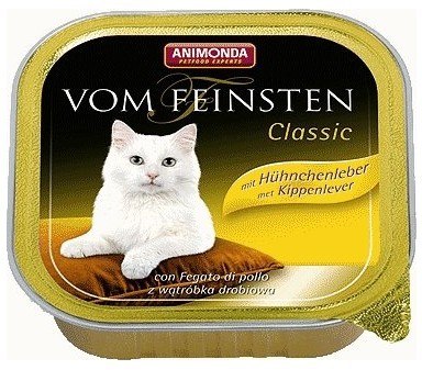 Animonda vom Feinsten Cat Adult z Wątróbką Kurczaka tacka 100g Animonda vom Feinsten Cat Adult z Wątróbką Kurczaka tacka 100g