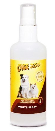 Over Zoo White Spray - płyn usuwający zażółcenia sierści 100ml