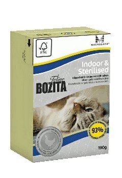 Bozita Cat Tetra Recart Feline Indoor & Sterilised 190g