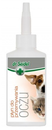 Dr Seidel Płyn do przemywania okolic oczu dla psów i kotów 75ml Dr Seidel Płyn do przemywania okolic oczu dla psów i kotów 75ml