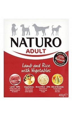 Naturo Adult Mini Jagnięcina z ryżem i warzywami 150g Naturo Adult Mini Jagnięcina z ryżem i warzywami 150g