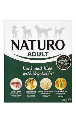 Naturo Adult Kaczka z ryżem i warzywami 400g