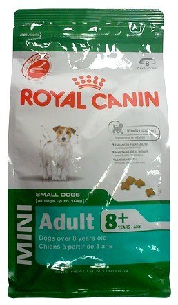 Royal Canin Mini Adult 8+ karma sucha dla psów starszych od 8 do 12 roku życia, ras małych 800g