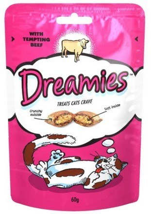 Dreamies Wołowina - przysmak dla kota 60g Dreamies Wołowina - przysmak dla kota 60g