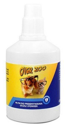Over Zoo Płyn do przemywania oczu powiek dla kota i psa 60ml Over Zoo Płyn do przemywania oczu powiek dla kota i psa 60ml