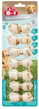 8in1 Dental Delights Bones XS 7szt 8in1 Dental Delights Bones XS 7szt