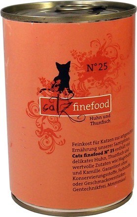 Catz Finefood Classic N.25 Kurczak i Tuńczyk puszka 400g Catz Finefood Classic N.25 Kurczak i Tuńczyk puszka 400g