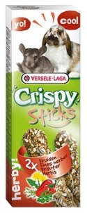 Versele-Laga Crispy Sticks Rabbit & Chinchilla Herbs - kolby dla królików i szynszyli z ziołami 110g