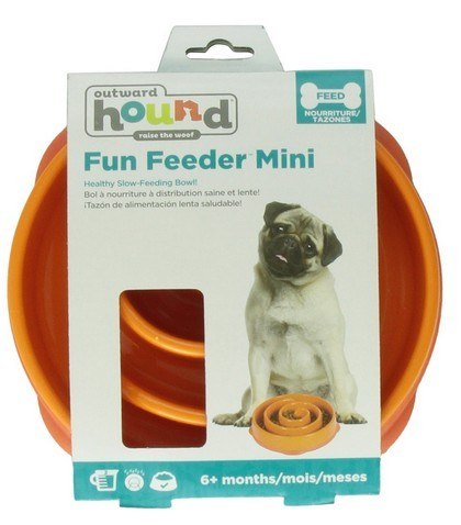 Outward Hound Fun Feeder Mini Miska spowalniająca pomarańczowa [51004]