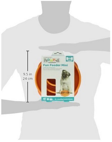 Outward Hound Fun Feeder Mini Miska spowalniająca pomarańczowa [51004]