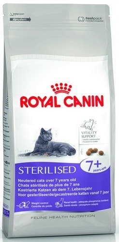 Royal Canin Sterilised 7+ karma sucha dla kotów dorosłych, od 7 do 12 roku życia, sterylizowanych 10kg