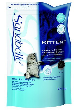 Sanabelle Kitten z drobiem 2kg Sanabelle Kitten z drobiem 2kg