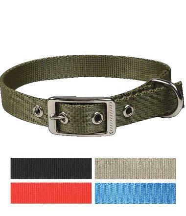 CHABA Obroża Gładka Lux 20mm x 40cm niebieska CHABA Obroża Gładka Lux 20mm x 40cm niebieska