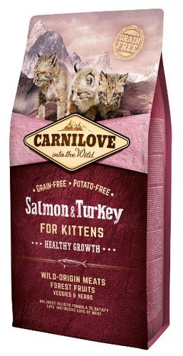 Carnilove Cat Salmon & Turkey for Kittens - łosoś i indyk 6kg