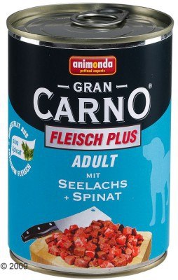 Animonda GranCarno Original Adult Lachs Spinat Łosoś + Szpinak puszka 400g Animonda GranCarno Original Adult Lachs Spinat Łosoś + Szpinak puszka 400g