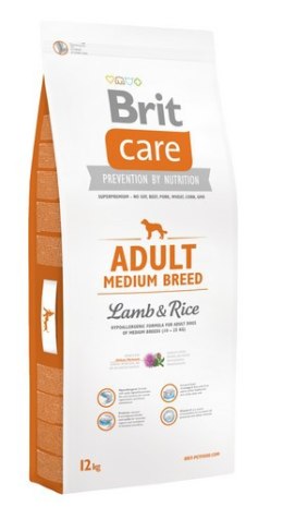 Brit Care New Adult Medium Breed Lamb & Rice 12kg
