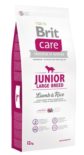 Brit Care New Junior Large Breed Lamb & Rice 12kg Brit Care New Junior Large Breed Lamb & Rice 12kg