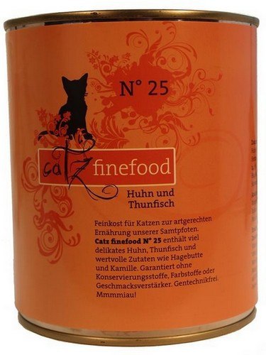Catz Finefood Classic N.25 Kurczak i Tuńczyk puszka 800g Catz Finefood Classic N.25 Kurczak i Tuńczyk puszka 800g