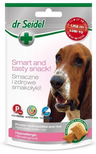 Dr Seidel Smakołyki dla psów hipoalergiczne 90g Dr Seidel Smakołyki dla psów hipoalergiczne 90g