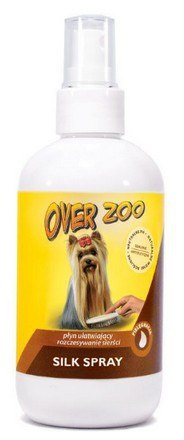 Over Zoo Silk Spray - płyn ułatwiający rozczesanie sierści 250ml Over Zoo Silk Spray - płyn ułatwiający rozczesanie sierści 250ml