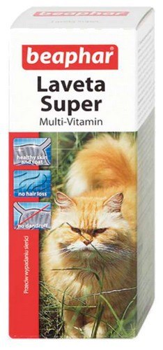 Beaphar Laveta Super Cat - preparat na sierść dla kota 50ml