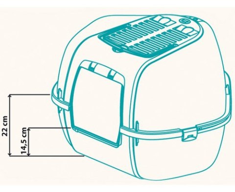 Ferplast Toaleta narożna Mika [72038099]