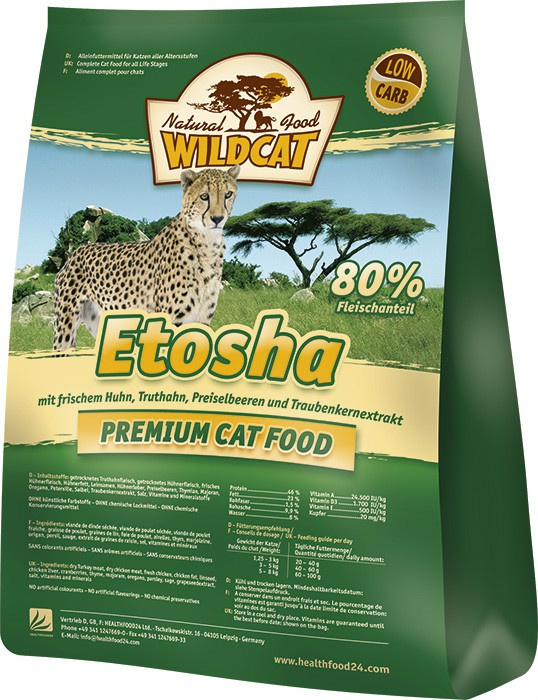 Wildcat Etosha - drób i zioła 3kg Wildcat Etosha - drób i zioła 3kg