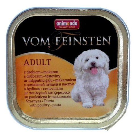 Animonda vom Feinsten Dog Adult Drób i Makaron 150g Animonda vom Feinsten Dog Adult Drób i Makaron 150g