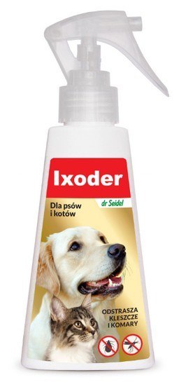 DermaPharm Ixoder Spray odstraszający kleszcze i komary dla psa i kota 100ml DermaPharm Ixoder Spray odstraszający kleszcze i komary dla psa i kota 100ml