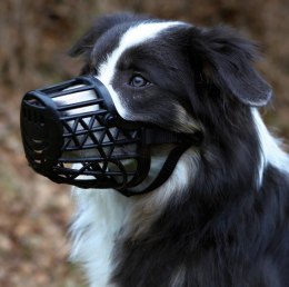 Trixie Kaganiec plastikowy dla psa rozmiar 3 (M) czarny [17603]