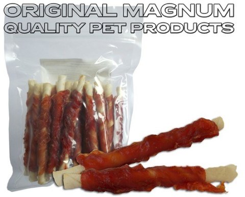 Magnum Patyczki ze skóry bydlęcej z kaczką 250g Magnum Patyczki ze skóry bydlęcej z kaczką 250g