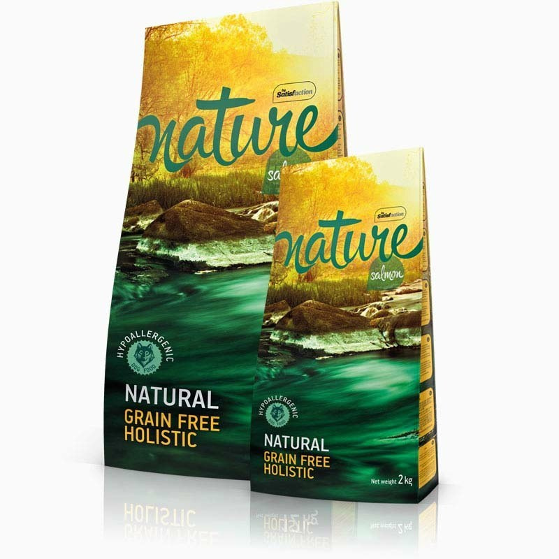 Nature Łosoś - Rasy Małe i Duże 12kg Nature Łosoś - Rasy Małe i Duże 12kg