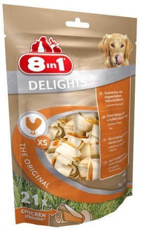 8in1 Delights Bones XS torebka 21 sztuk 8in1 Delights Bones XS torebka 21 sztuk