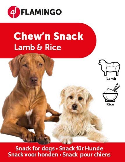 Flamingo Przysmak dla psa Lamb & Rice 500g Flamingo Przysmak dla psa Lamb & Rice 500g