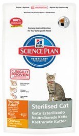 Hill's Science Plan Feline Young Adult Sterilised Cat Kurczak 1,5kg Hill's Science Plan Feline Young Adult Sterilised Cat Kurczak 1,5kg