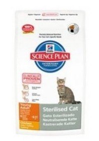 Hill's Science Plan Feline Young Adult Sterilised Cat Kurczak 300g Hill's Science Plan Feline Young Adult Sterilised Cat Kurczak 300g
