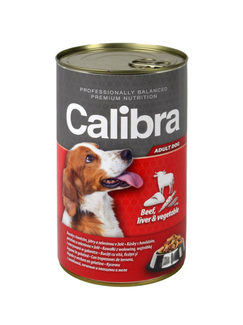 Calibra Adult Beef/Liver/Vegetables - Wół/Wąt/Warz 1240g