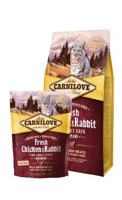 Carnilove Cat Fresh Chicken & Rabbit Gourmand - kurczak i królik 2kg