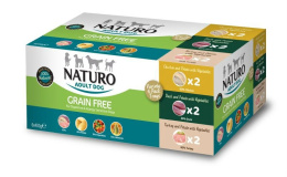 Naturo Adult Grain Free VARIETY tacka 6x400g