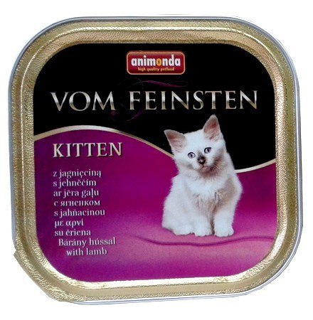 Animonda vom Feinsten Cat Kitten z Jagnięciną tacka 100g Animonda vom Feinsten Cat Kitten z Jagnięciną tacka 100g