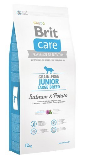 Brit Care Grain Free Junior Large Salmon & Potato 12kg Brit Care Grain Free Junior Large Salmon & Potato 12kg