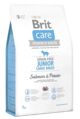 Brit Care Grain Free Junior Large Salmon & Potato 3kg