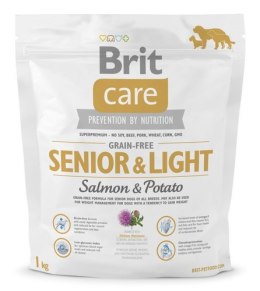 Brit Care Grain Free Senior & Light Salmon & Potato 1kg