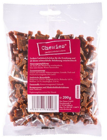 Chewies Goodies (Training) Kosteczki Maxi Łosoś 200g Chewies Goodies (Training) Kosteczki Maxi Łosoś 200g