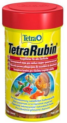 Tetra Rubin - pokarm wybarwiający dla ryb słodkowodnych 250ml Tetra Rubin - pokarm wybarwiający dla ryb słodkowodnych 250ml