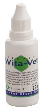 Wita-Vet Junior + Adult dla kota i psa krople 25ml Wita-Vet Junior + Adult dla kota i psa krople 25ml