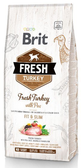 Brit Fresh Dog Adult Light Turkey & Pea 12kg