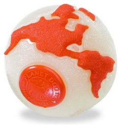 Planet Dog Orbee Ball beżowo-pomarańczowa small [68670]