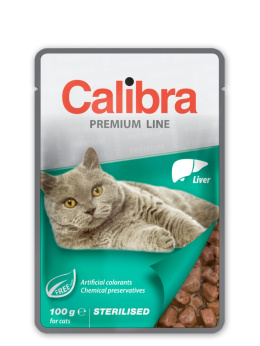 Calibra Premium Sterilised z Wątróbką saszetka 100g
